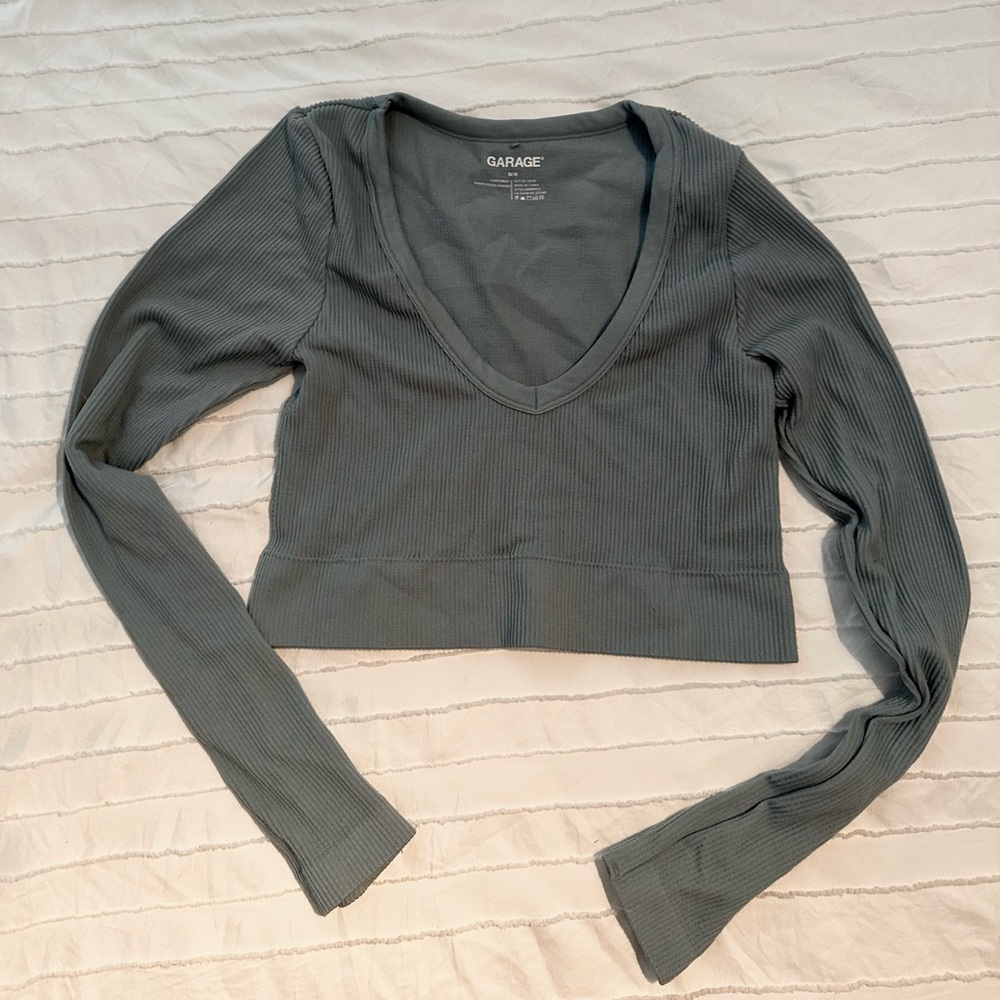 Garage Cropped Long Sleeve
